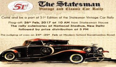 Statesman Vintage Car Rally 26 को दिल्ली में