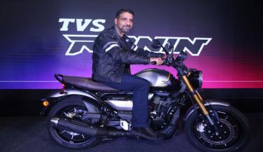 टीवीएस मोटर कंपनी ने जयपुर में लॉन्च की नई टीवीएस रोनिन
