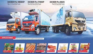 Eicher ने लॉन्च किए Fully Built Reefer Trucks