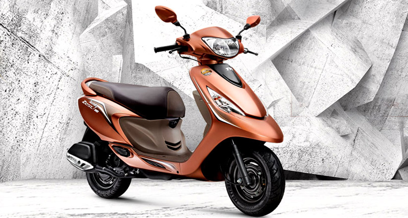 TVS Scooty Zest अब मैटी कलर सीरीज़ में भी