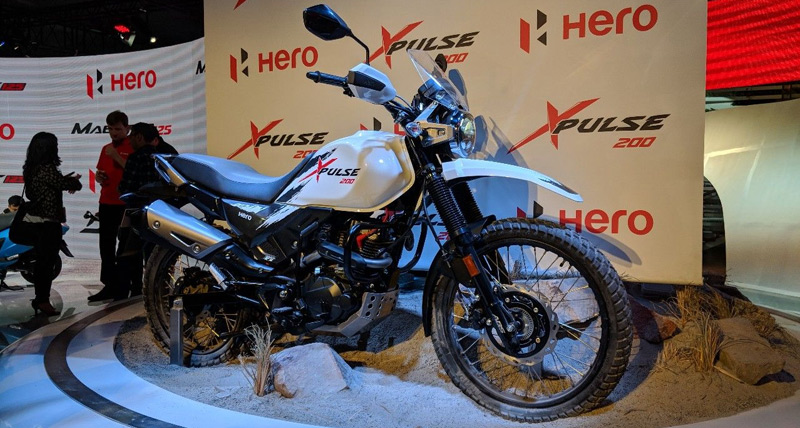 भारत में लॉन्चिंग से पहले यहां Hero XPulse 200 शोकेस्ड