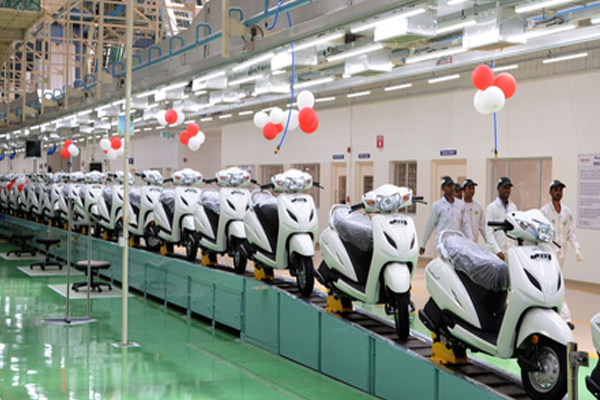 दोपहिया वाहनों की थोक बिक्री सालाना आधार पर 19 प्रतिशत बढ़ी