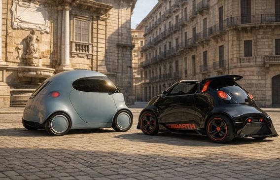 फिएट टोपोलिनो XS: मिनी इलेक्ट्रिक कार जो खुद को कूपे, रोडस्टर और रूफलेस में बदल सकती है