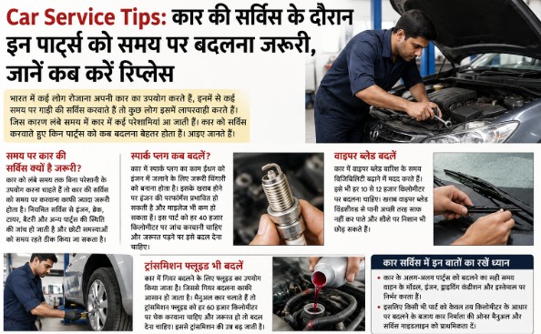 Car Service Tips: कार की सर्विस के दौरान इन पार्ट्स को समय पर बदलना जरूरी, जानें कब करें रिप्लेस