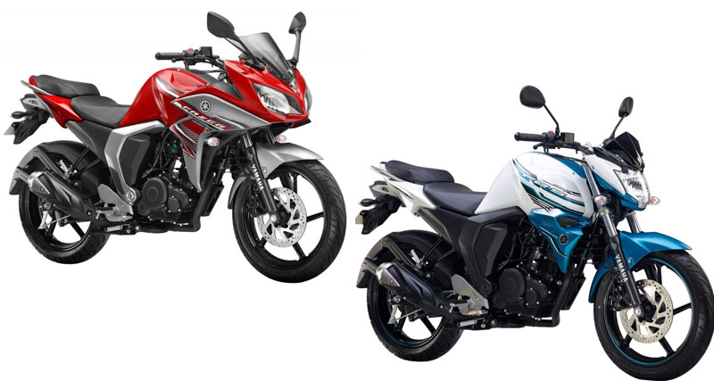 Yamaha FZ-S FI और Fazer FI नए Colours और Graphics में