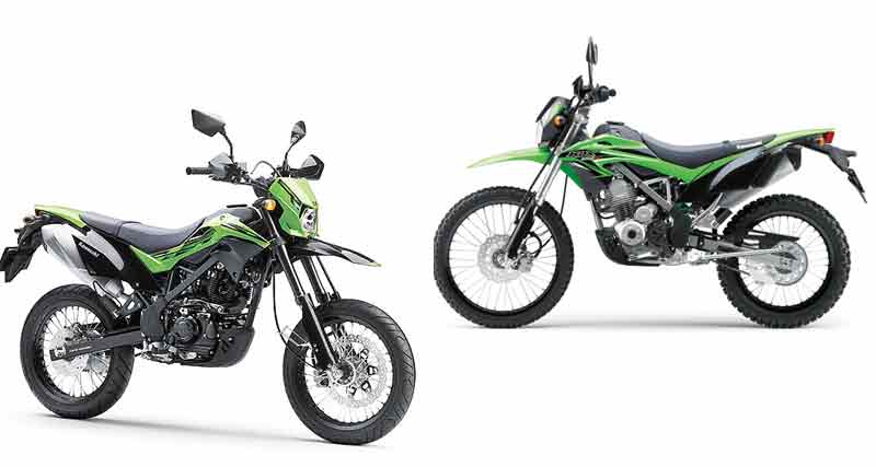 Thai Motor Expo में दिखीं Kawasaki D-Tracker 150 व KLX 150BF