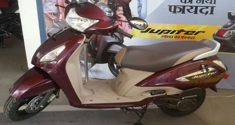 TVS Jupiter का डिस्क ब्रेक माॅडल लाॅन्च, कीमत 55,806 रूपए