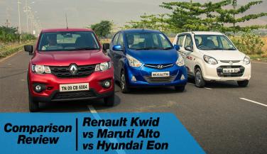 Renault Kwid Vs Alto K10 Vs Hyundai Eon