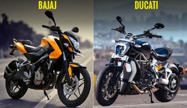 BAJAJ के शोरूम पर दिख सकती है DUCATI की बाइक्स