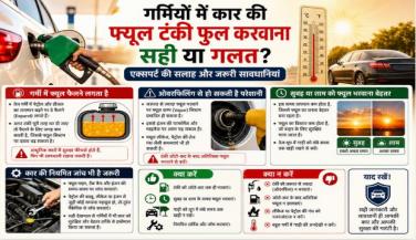 गर्मियों में कार की फ्यूल टंकी फुल करवाना सही या गलत: जानिए क्या कहते हैं एक्सपर्ट